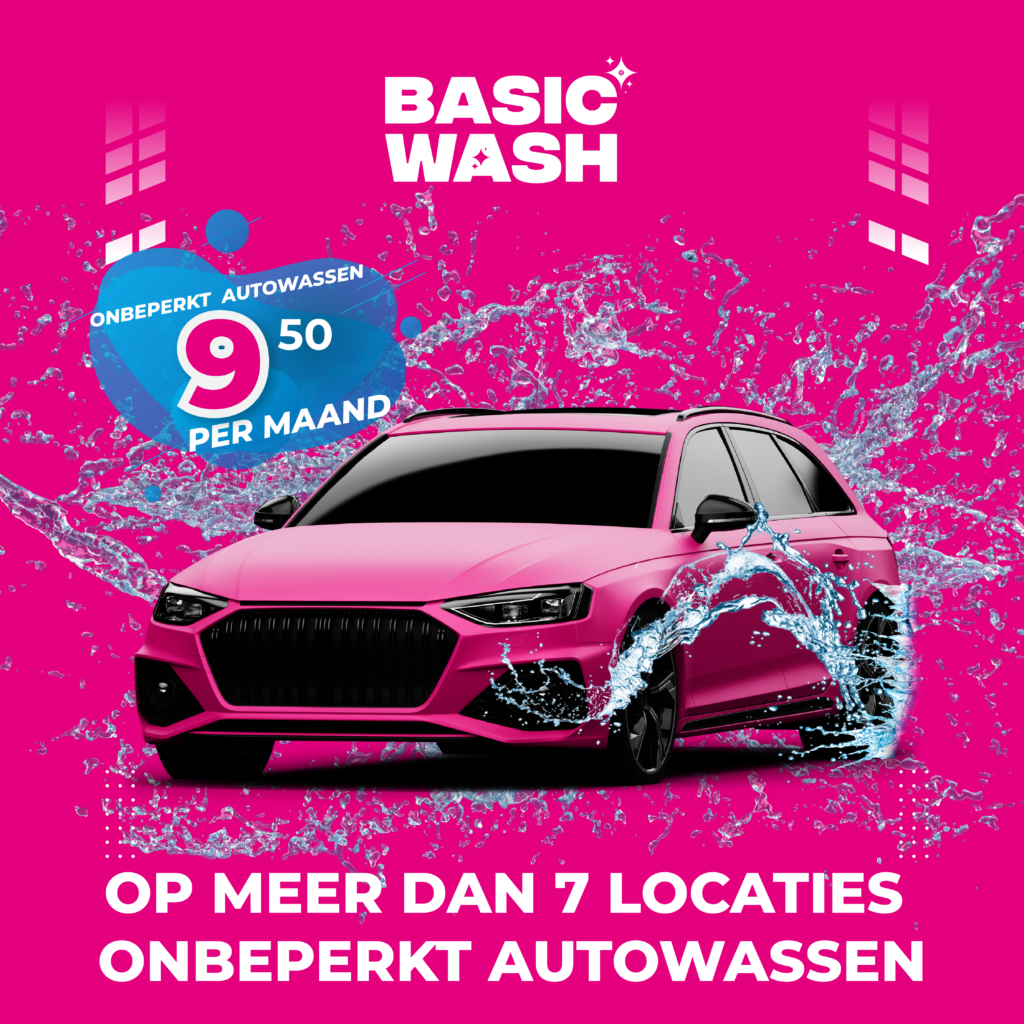 Autowassen op kenteken bij Basic Wash